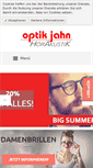 Mobile Screenshot of optikjahn.de